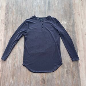 Men’s Cuts Clothing Long Sleeve Henley – Size XL